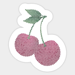 Sweet cherry fruit strawberry gift cherry tree Sticker